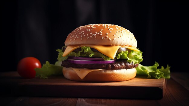 Sappige cheeseburgers met groentevlees en gesmolten kaas