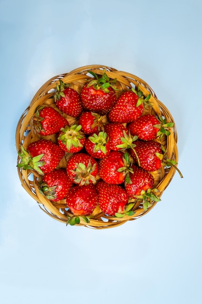 Sappige rijpe rode aardbeien