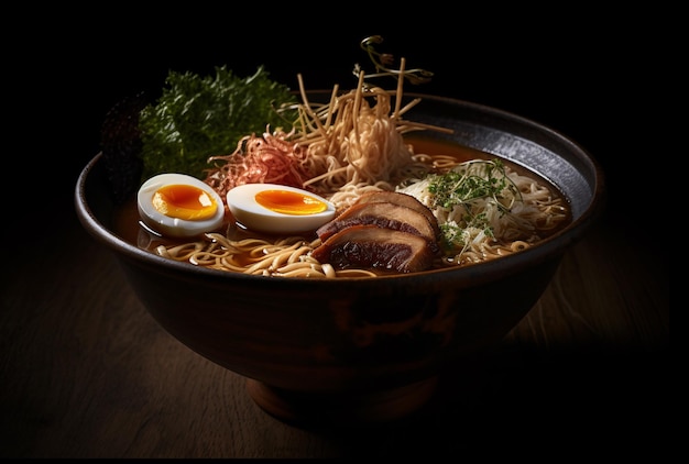 Sapporo miso ramen in a bowl