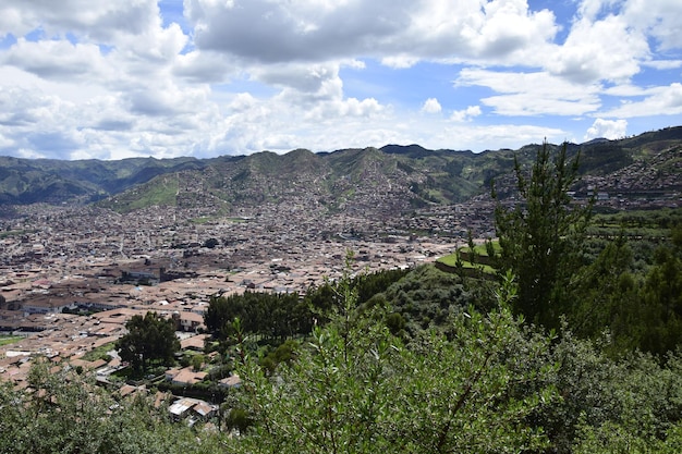 Saqsaywaman de heilige ruïnes van de Inca's in Cusco