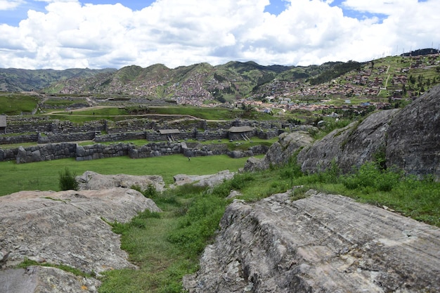 Saqsaywaman the sacred ruins of the Incas in Cusco