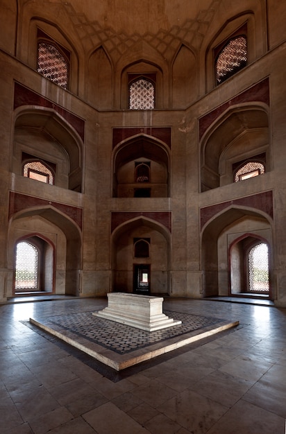 Sarcophagus. Humayun's Tomb, Delhi, India