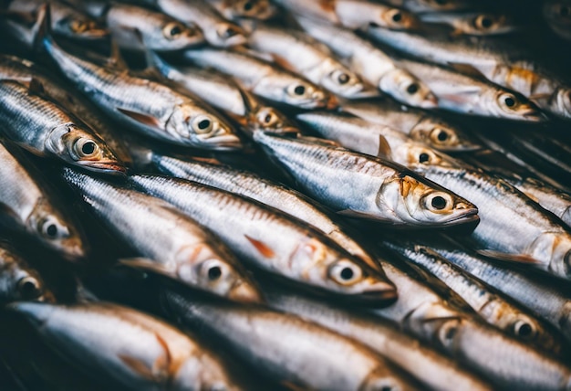 Sardines op de markt