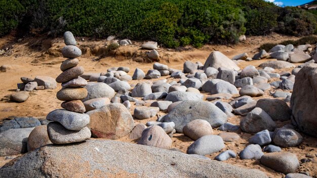 Sardinia coast in the summer season