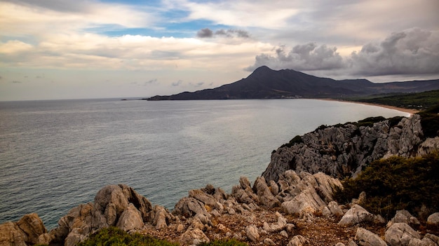 サルデーニャの風景、地中海の島、イタリア