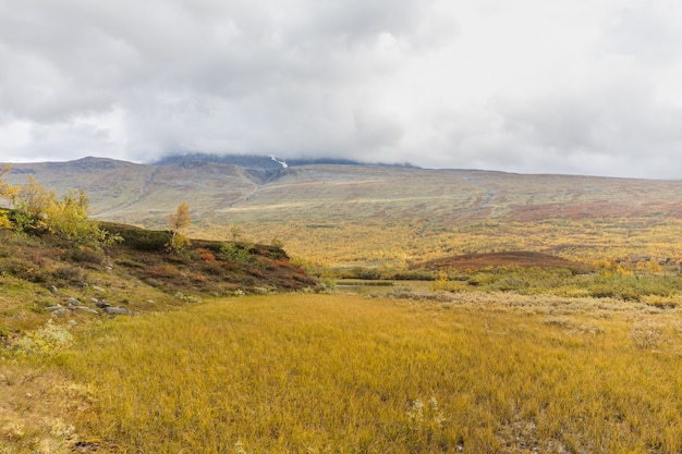 Sarek National Park in Lapland vanuit de lucht