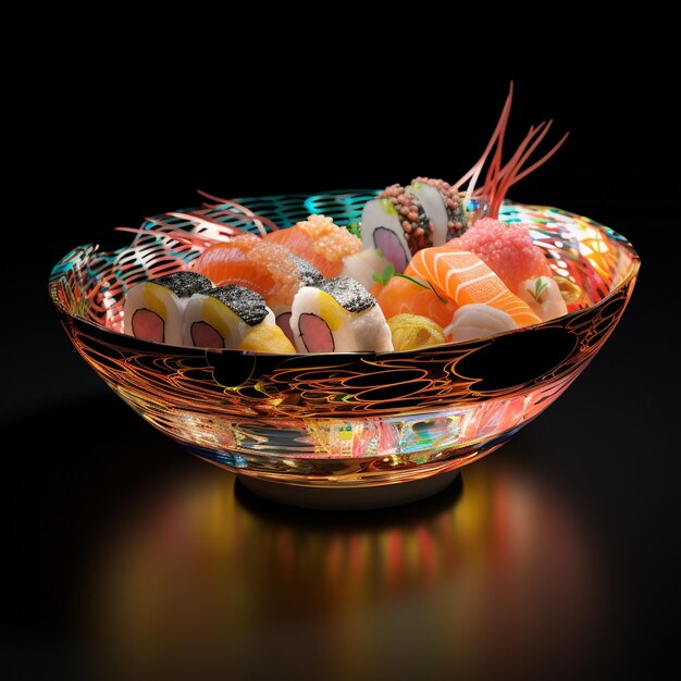 Photo sashimi bowl