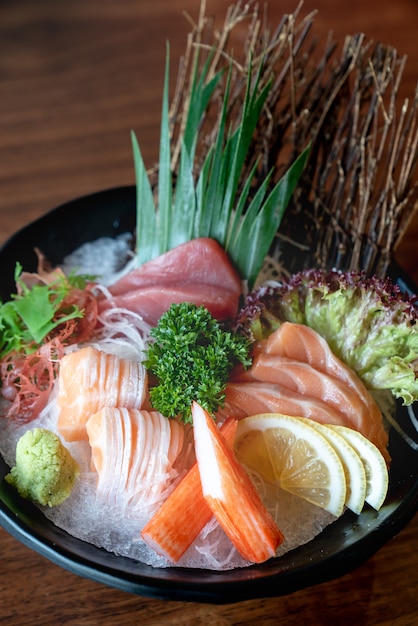 Set di sashimi,