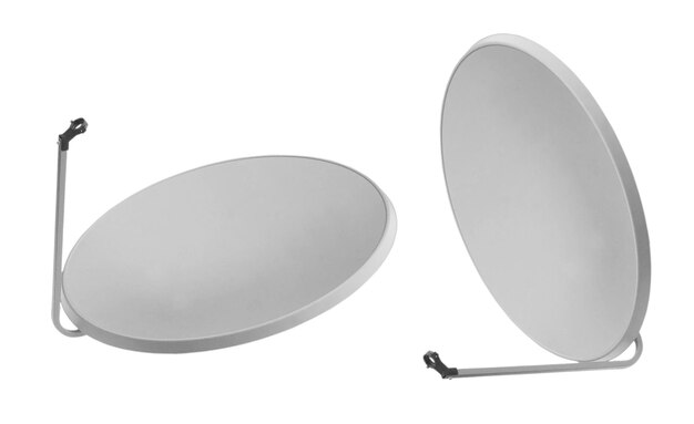 Satelite dish isolated on white background