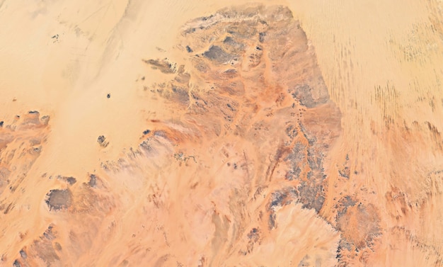 Satelliet bovenaanzicht textuur over Egypte