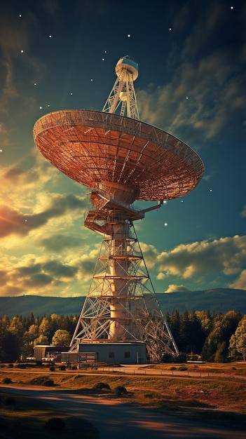 спутниковая тарелка передача данных радиотелефония военный радар астрономический телескоп и обсерватория для космологических исследований