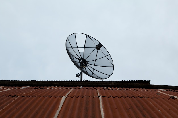 Satellite dishes communication technology network