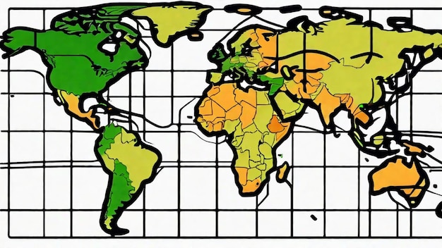 Foto rilevamento remoto satellitare della terra