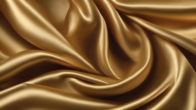 Satin silk background gold color design