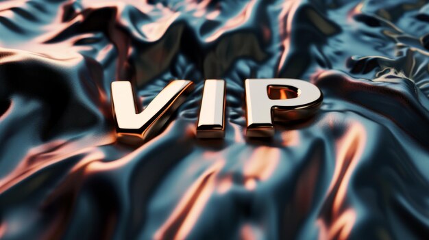 Foto poster artistico concettuale vip in satin