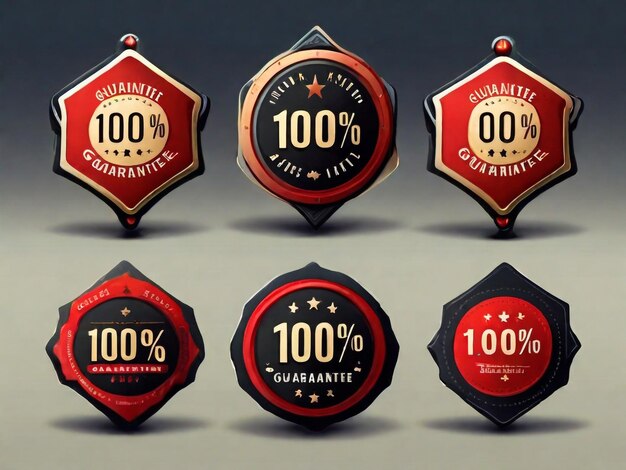 Photo satisfaction guaranteed gold badges