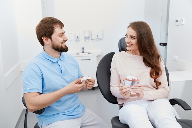 Satisfied patient after dentist session