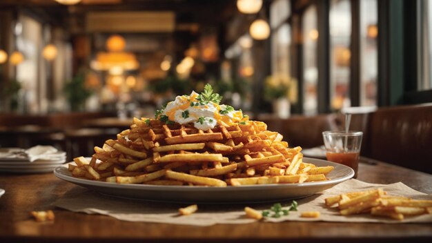 Satisfy your cravings with our mouthwatering waffle fries expertly seasoned