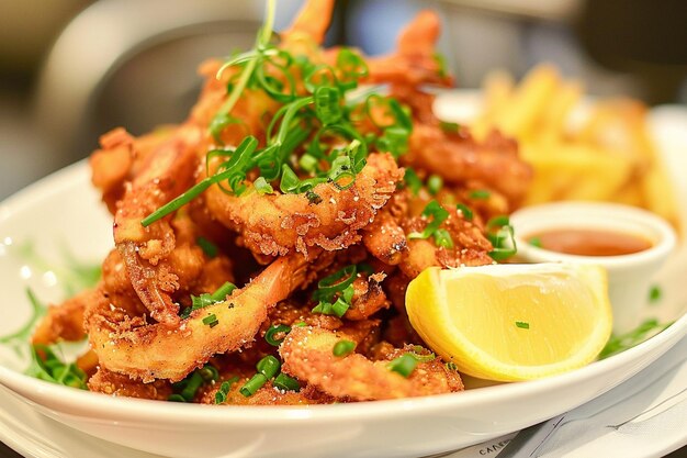 Satisfying Cajun Seafood Meal with Fried Catfish