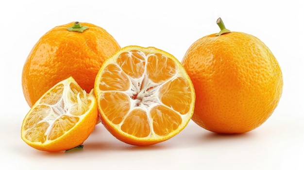 satsuma on isolated white background