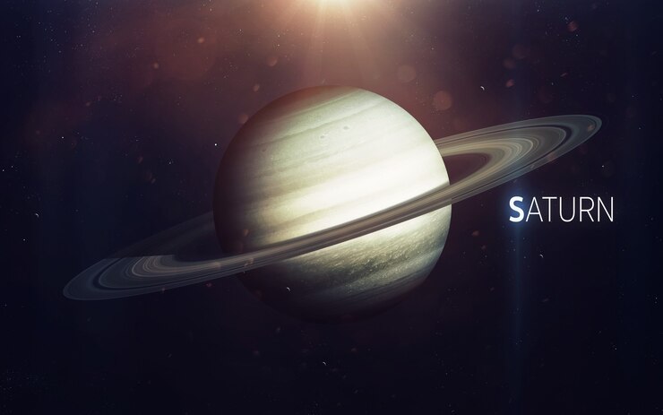 Photo saturn - high resolution beautiful art presents planet of the solar system