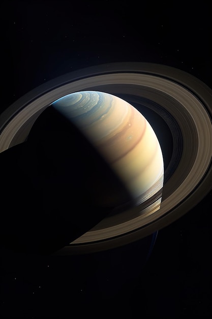 Download Wallpaper 1920x1080 saturn, blue space, dark space Full HD 1080p HD  Background