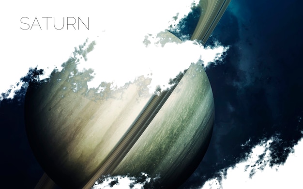 Saturn in space