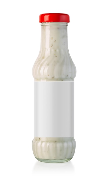 Photo sauce bottle mockup