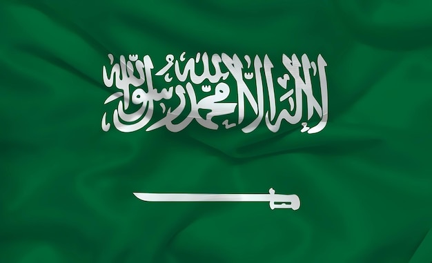 Premium Photo | Saudi arabia 3d background flag