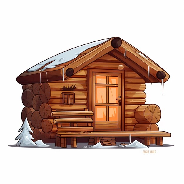 Sauna 2d cartoon vector illustration on white background hd