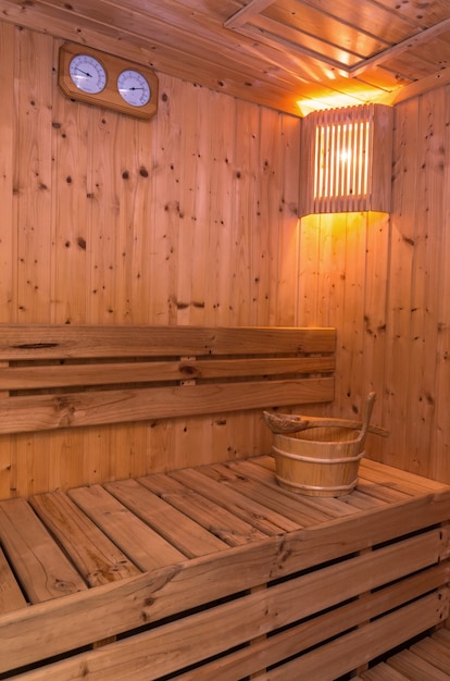 Photo sauna room