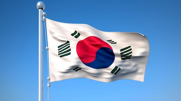 Sauth korea flag Generative Ai