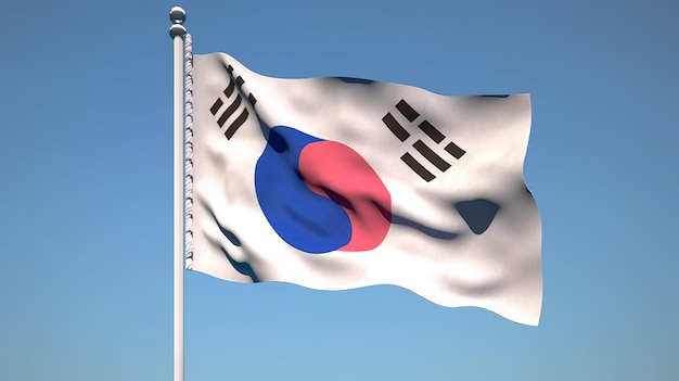 Sauth korea flag Generative Ai