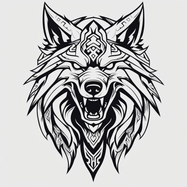 Savage Oni Wolf Een angstaanjagende samensmelting van Japanse legendes