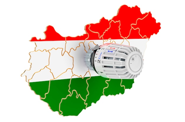 Saving heating consumption in Hungary 3D rendering