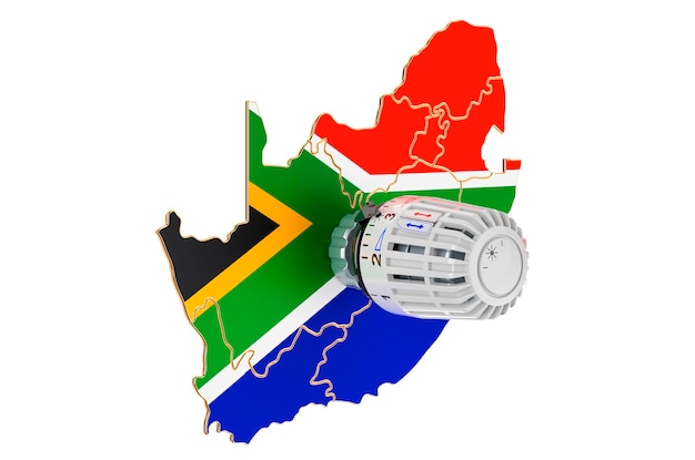 Saving heating consumption in South Africa 3D rendering