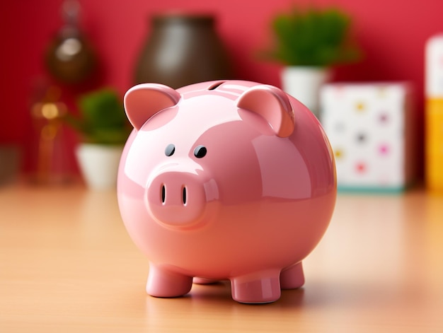 Saving money box sweet piggy bank photo