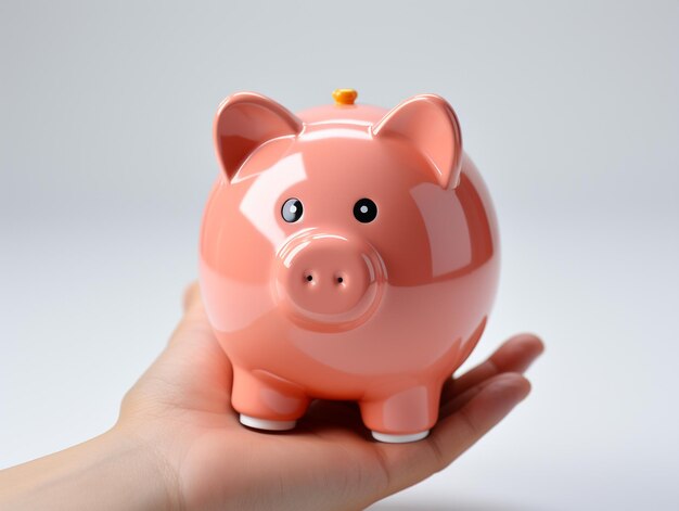 Saving money box sweet piggy bank photo