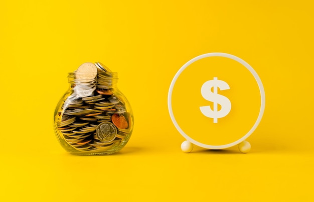 saving money cultivate savings ability to save money coin savings concept