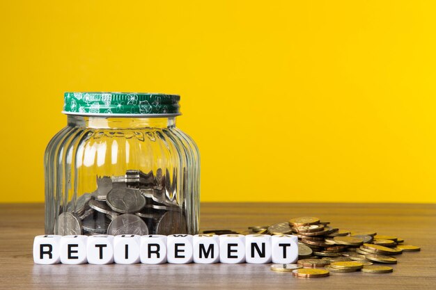 Saving money for retirement plan