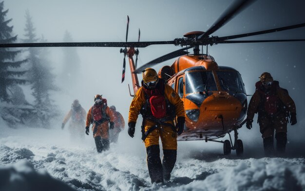 Photo saving a stranded climber