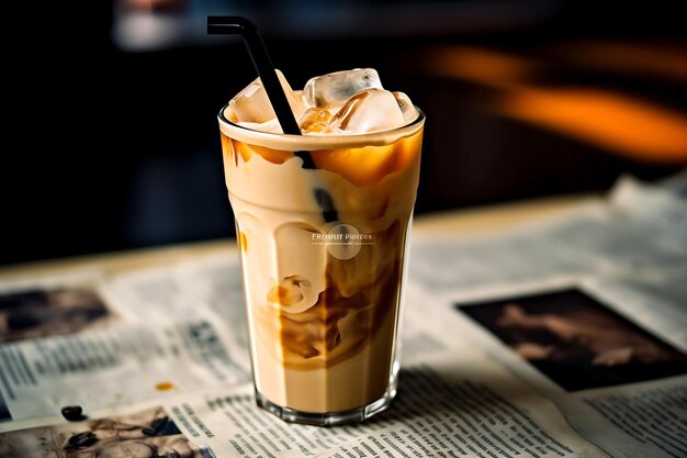 Photo savor the essence of coffee explore captivating sample photos of flavorful drink delights