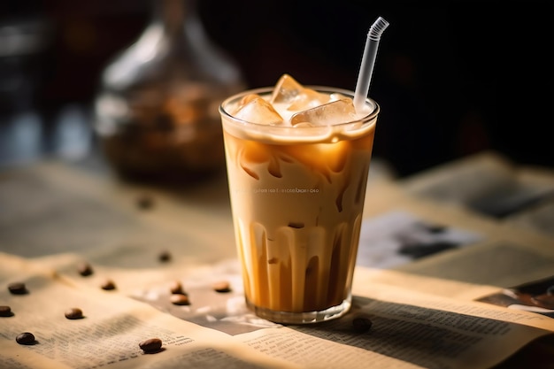 Photo savor the essence of coffee explore captivating sample photos of flavorful drink delights