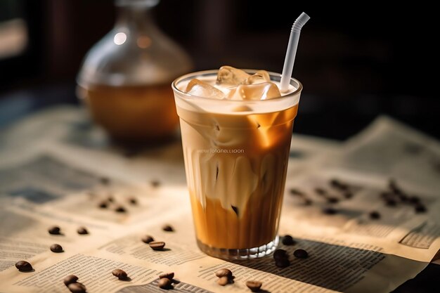 Photo savor the essence of coffee explore captivating sample photos of flavorful drink delights