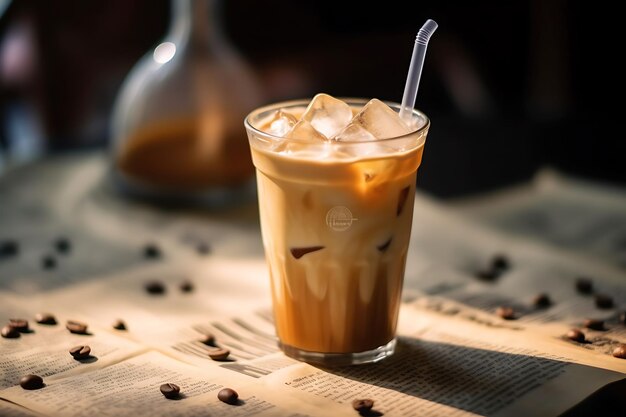 Photo savor the essence of coffee explore captivating sample photos of flavorful drink delights