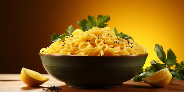 Savoring Noodles Realistic Photo Moment