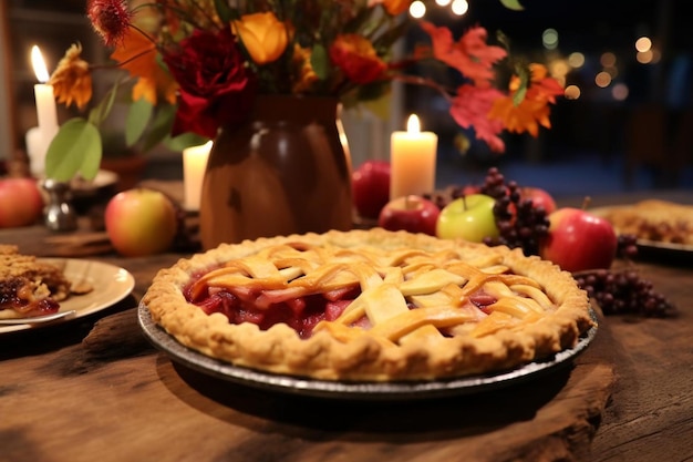 Savoring Serenity Immersive Pie Elegance pie picture photography