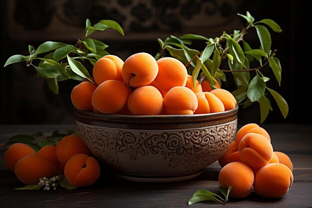 Savoring Sweetness Ripe Apricot Bliss 4K Apricot image photography