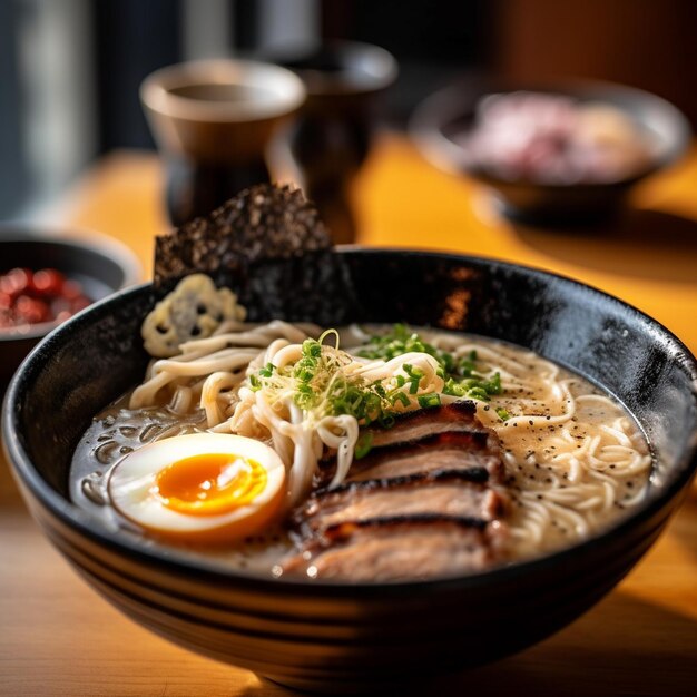 사진 일본 누들 의 풍부 한 색 을 맛보는 것 라멘 우돈 과 그 외 의 음식 여행