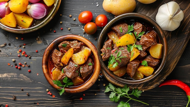 Вкусный говяжий рагу с картошкой